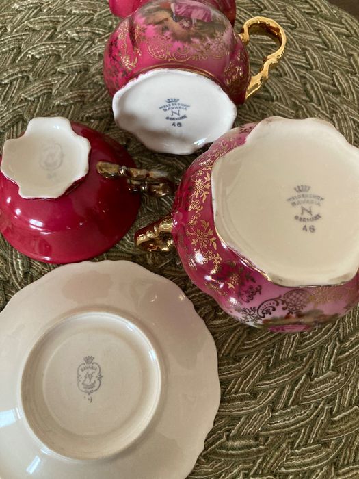 Порцеланов комплект Waldershof Bavaria ,около 1900-1920