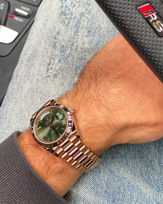 Rolex Daydate  Olive Dial 40,mm