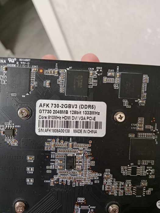 Продам Gt 730 2гб GDDR 5