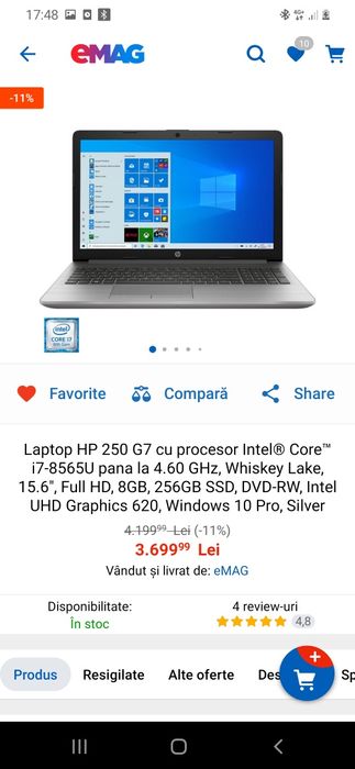 DVD/CD HP model da-8aesh