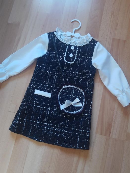 Детска рокля с чанта 18-24 м.