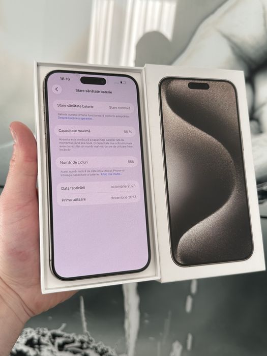 iPhone 15 Pro Max Natural Titanium