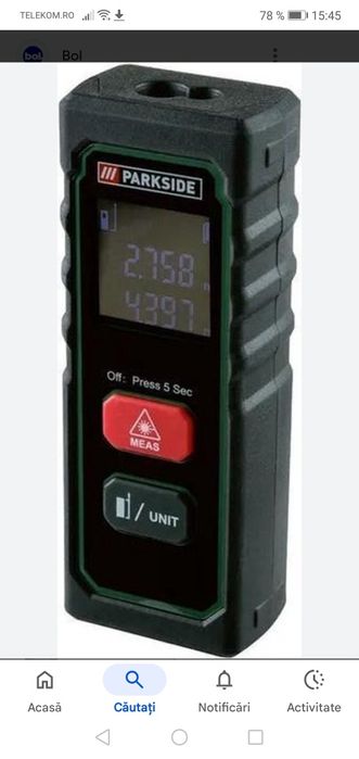 Ruleta laser Parkside