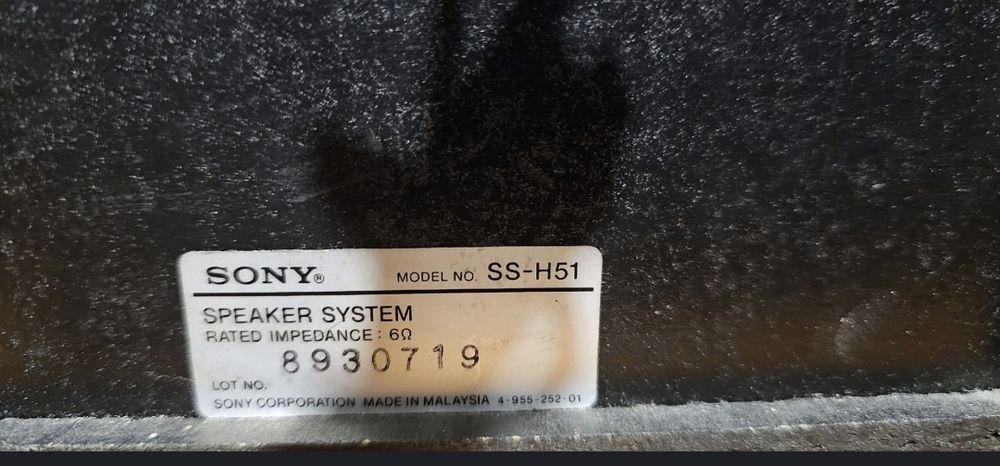 Boxe audio de raft Sony SS H 51