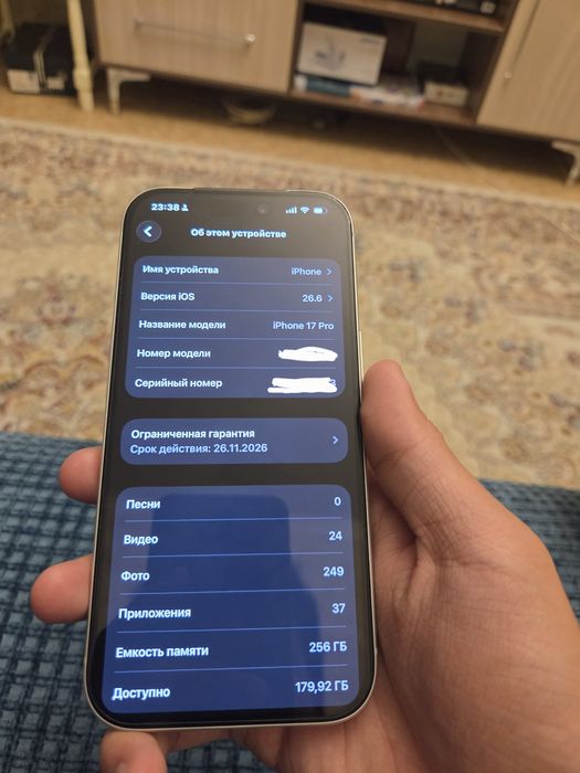 Iphone 17 Pro / Айфон 100% 256ГБ ЕСим