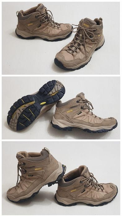 Ghere, bocanci MEINDL Nebraska Mid Gore Tex, piele Nubuk, Nr. 39 EU