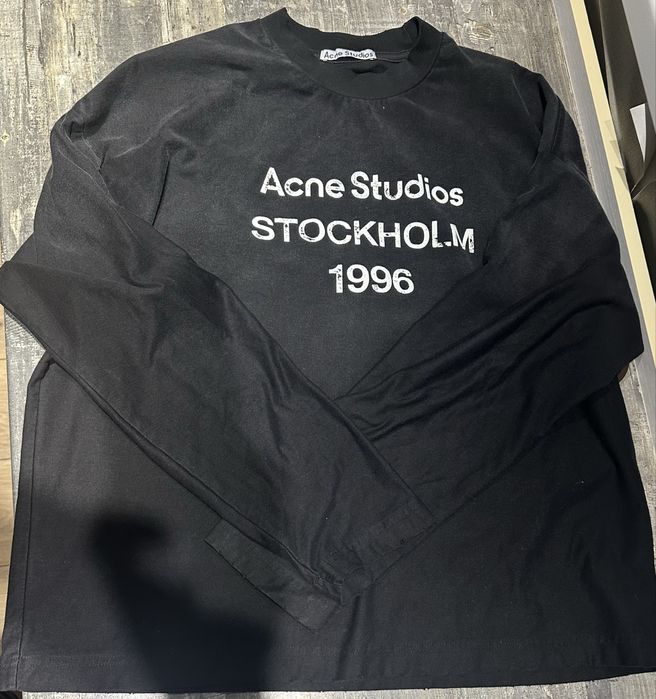 acne studios black longsleeve