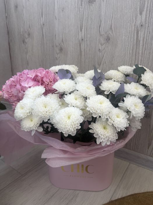 букет от chic flowers свежие