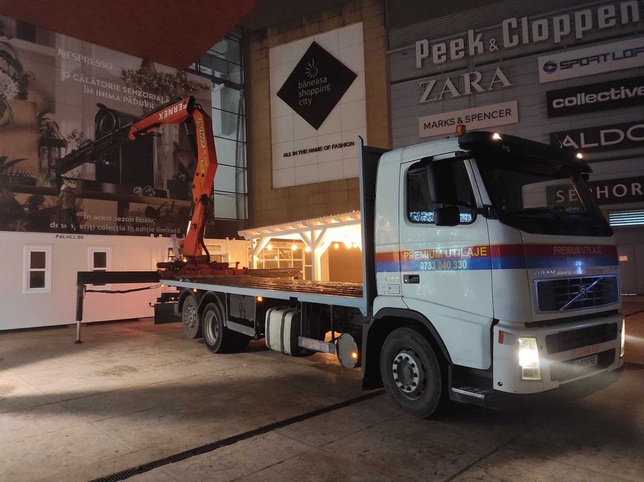 Inchiriere camion cu macara - Automacara - Premium Utilaje - Bucuresti - non stop
