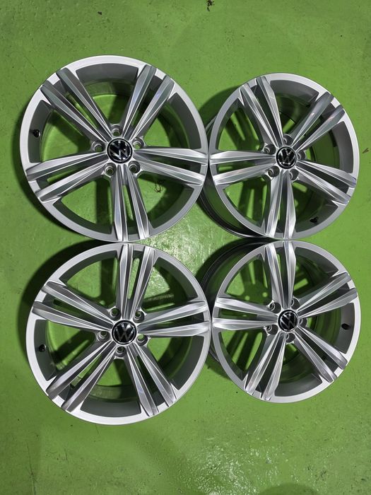 18 5x112 Vw Tiguan лети джанти 5х112 тигуан Touran Caddy Golf Skoda 5х112