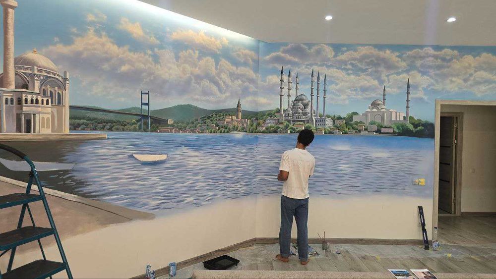 Devorga rasm chizish | Relef Baralef | Rassom | Художник