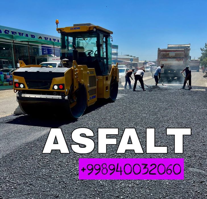 Asfalt qilamiz sifatli va kafolatli