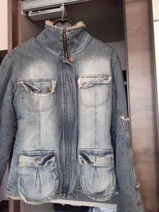 Зимно яке Деним,вталено