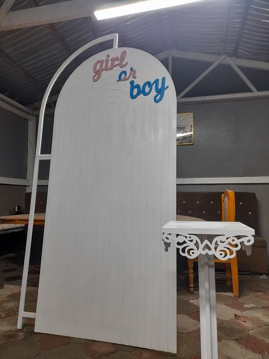 Фотозона гендер пати в аренду