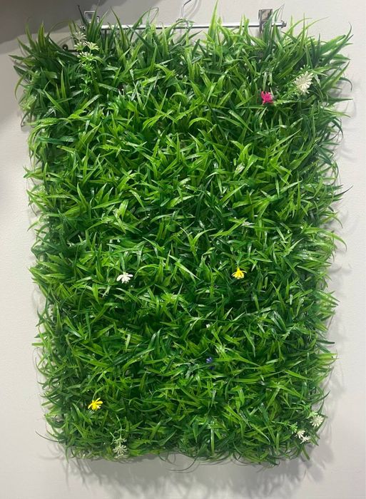 Декоративный искусственный забор с цветами