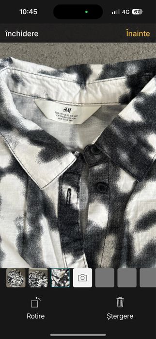 Camasa H&M dama marime S, 170-176 cm