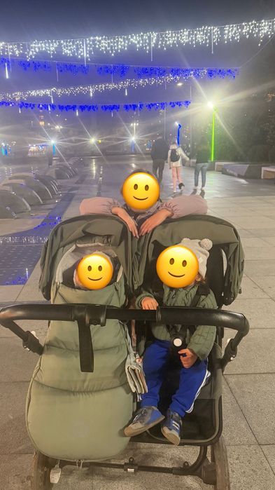 Bugaboo Dinkey 5 Mono количка за близнаци или породени деца