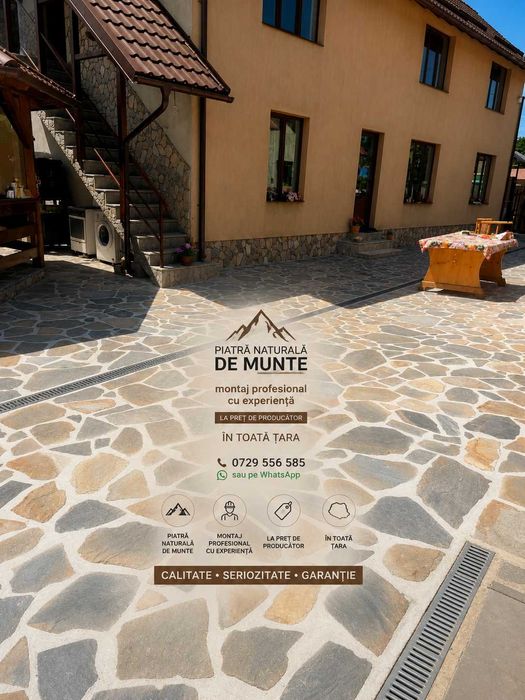 piatra naturala de munte si montaj profesional