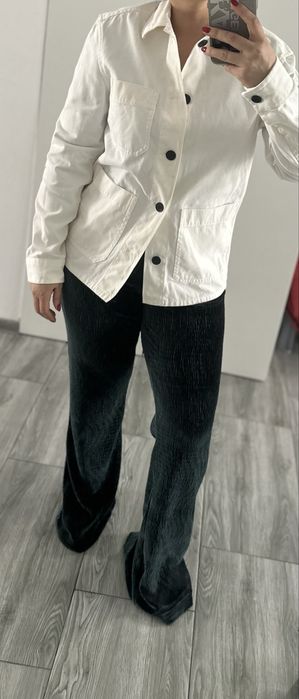 Geaca albă Denim H&M