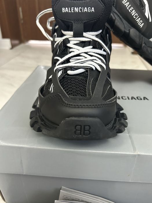 balenciaga track black/white