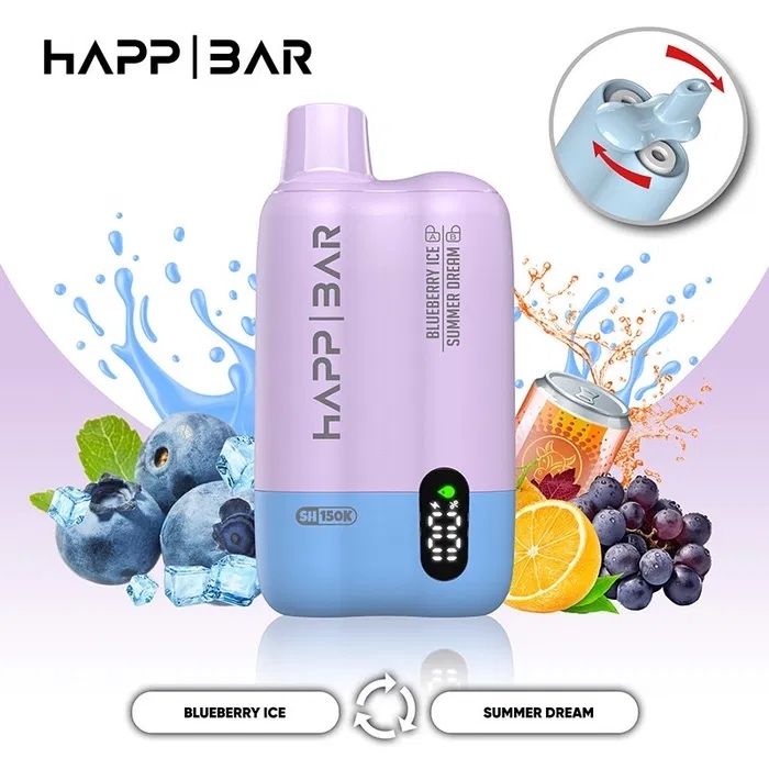 Vapy Happ Bar 150.000 puffs 2 arome