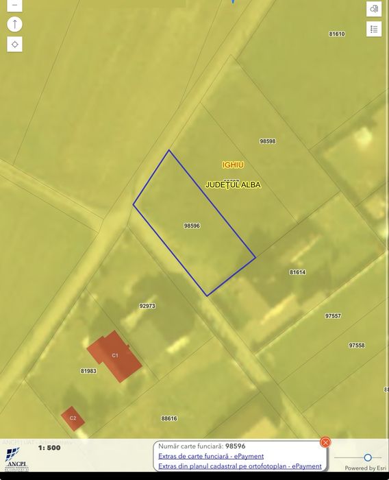 Parcela 620 mp intravilan, deschidere la 2 strazi, investitie-constructie, toate utilitatile