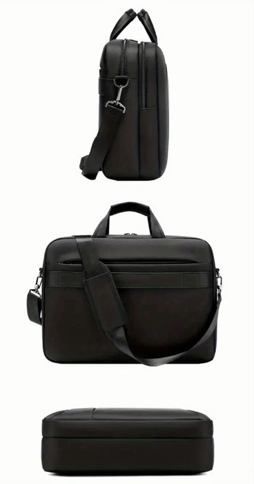 Мъжка оригинална, класическа и делова бизнес чанта за лаптоп 16”/Оксфорд материя!