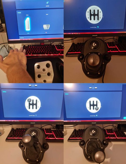 Volan Logitech G29 cu pedale și schimbător