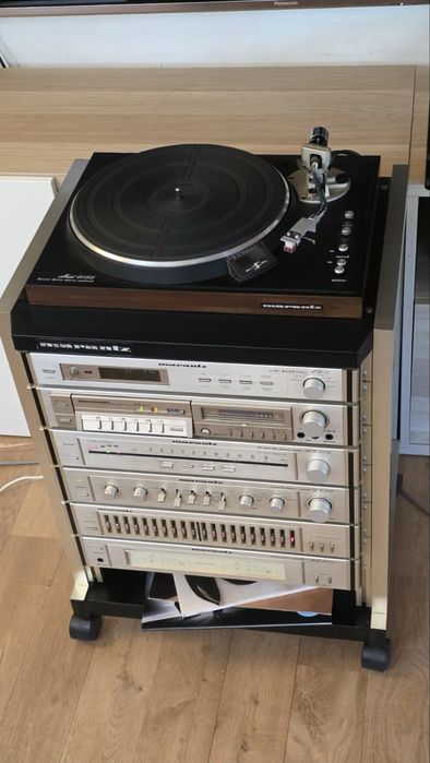 Колекционерски сет Marantz RACK  SM 500, SC 500, EQ 20D, SD 5010, ST310L, AT 6. ТТ 6150