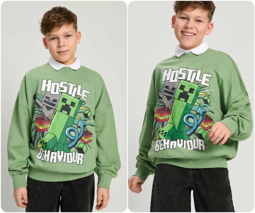 Нов, лицензиран суичър Майнкрафт