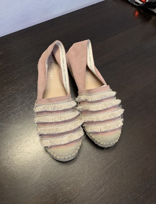 Espadrile noi piele intoarsa marimea 39