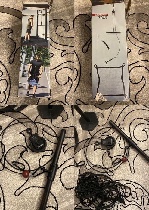 Scripete fitness Corength Smart Pulley, negru