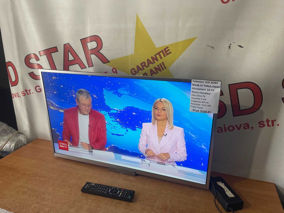 Televizor LED FullHD SONY KDL-32W654A/82 cm Garantie 2 ani