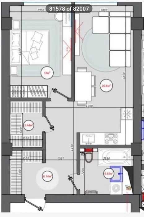 *NUKUS AVENUE 2ком квартира в центре,Глинка.Коробка 64 м2.Инвестиция!