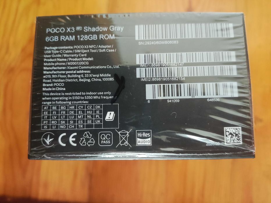 POCO X3 NFC 128 Gb, ОЗУ 8 Gb