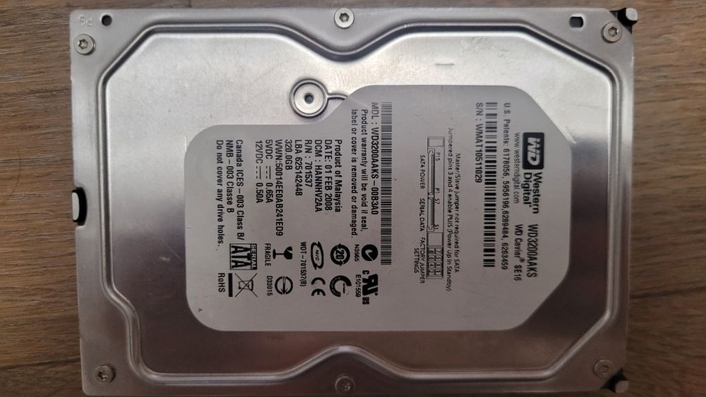 Жёсткий диск 320gb в отличном состоянии