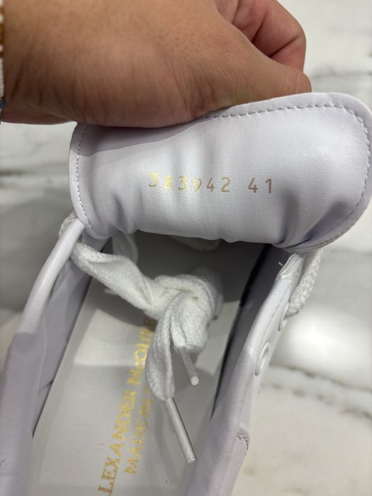 Alexander Mcqueen white 41