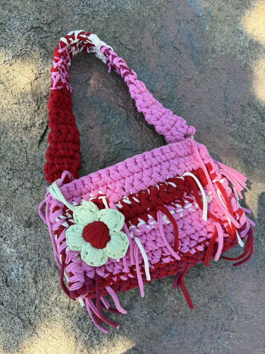 вязанная сумка «pink»