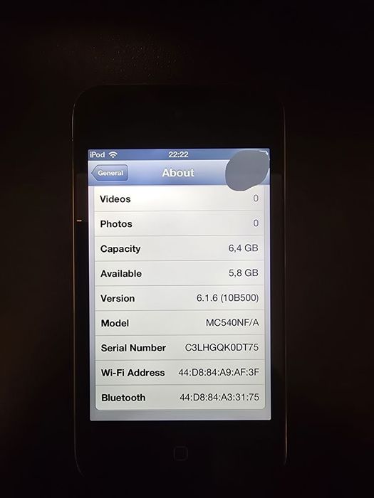 Ipod touch 4 gen 8GB