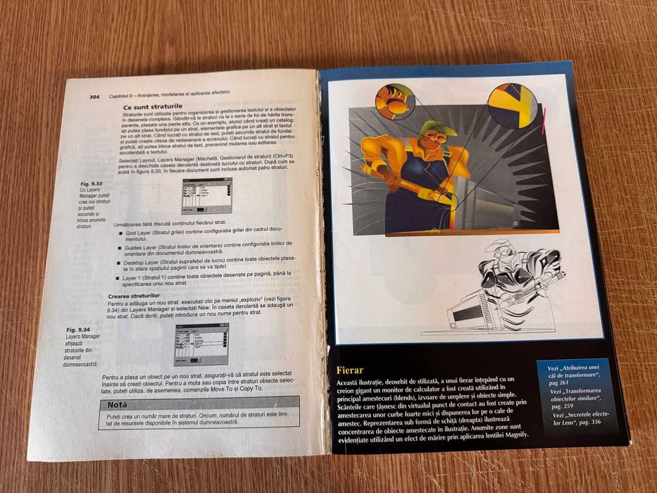 Manuale originale CorelDRAW, Word, Excel – anii ’90, limba română