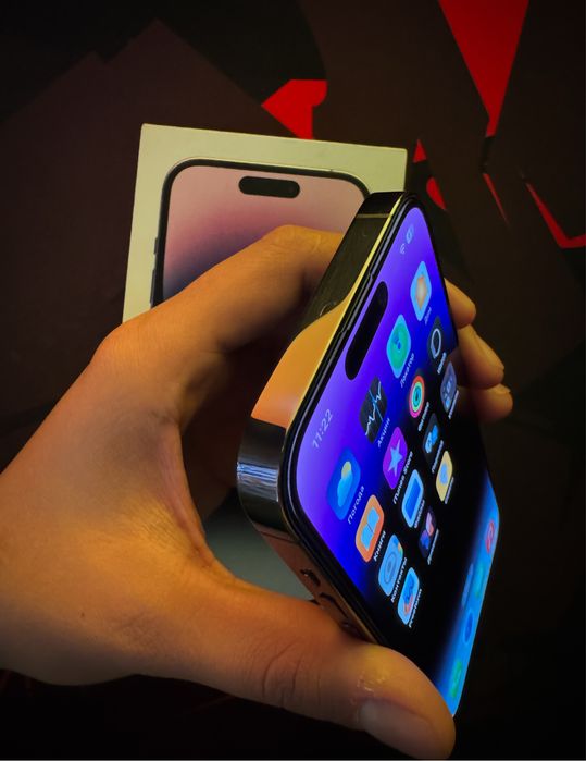 iPhone 14 Pro 256Gb Purple в отличном состоянии полный комплект