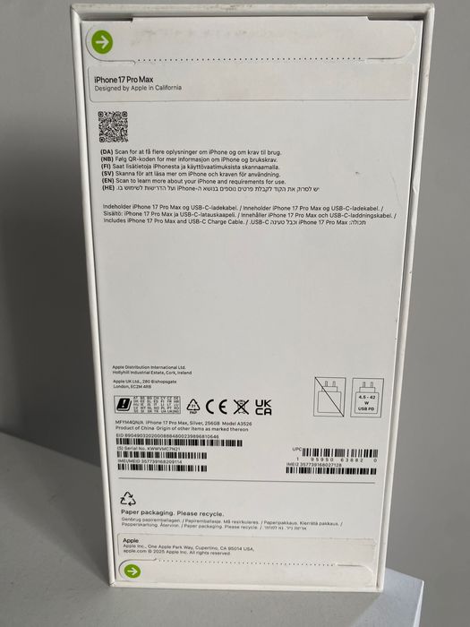 iPhone 17 Pro Max 256GB