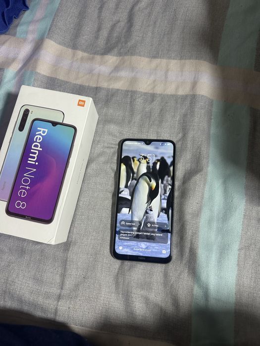 Redmi note8 blue 64GB sotiladi