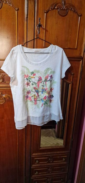 Tricou dama bumbac cu poliester