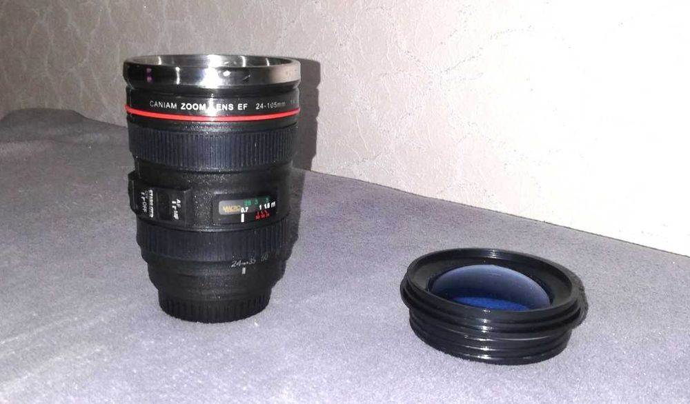 Термос чаша тип фотообектив EF 24-105