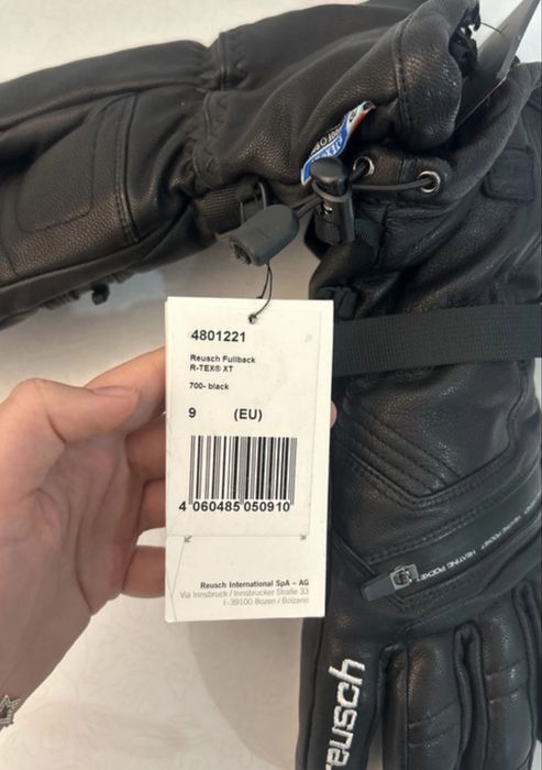 Mănuși schi Reusch Fullback R-TEX XT mărimea 9 - Piele naturală, NOI