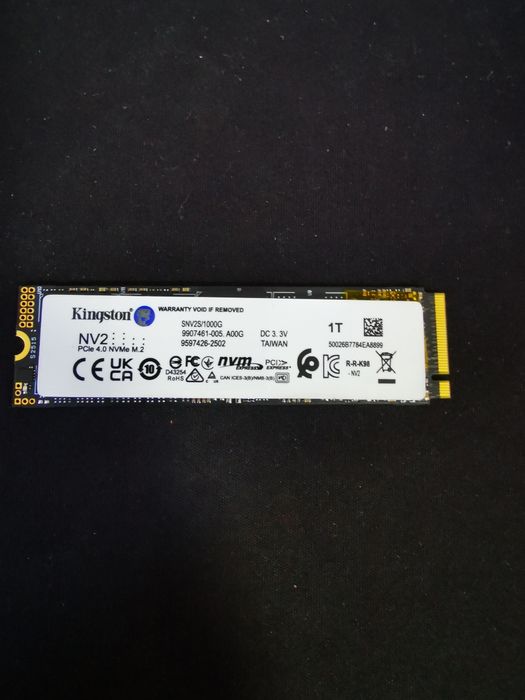 Ssd nvme Kingston 1tb , 2tb