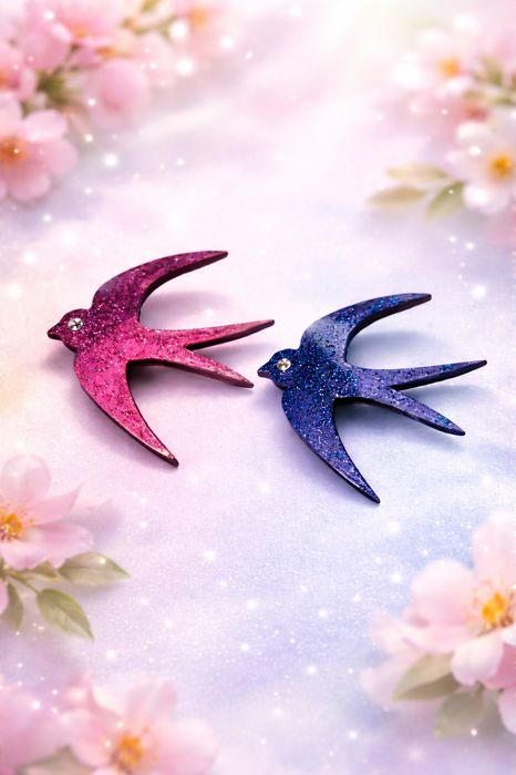 Стильные этно броши ручной работы