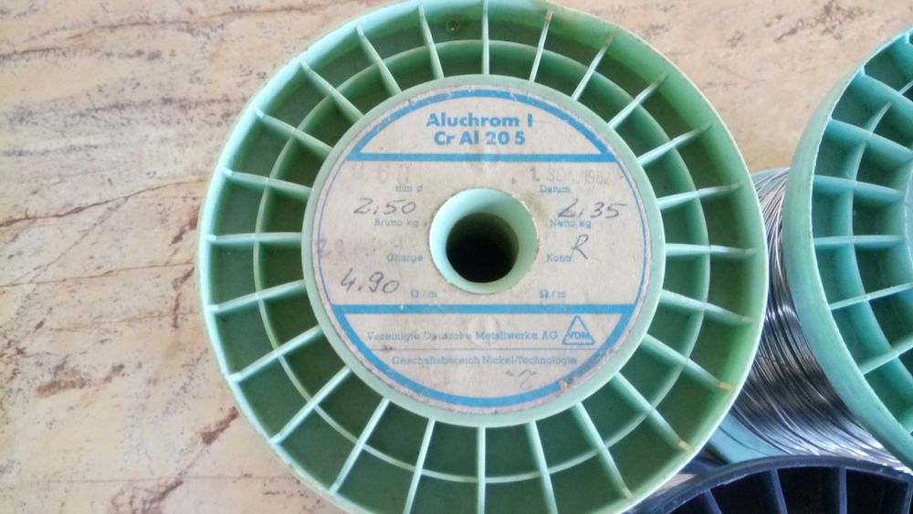 Съпротивителен проводник за изработване на нгреватели Kanthal