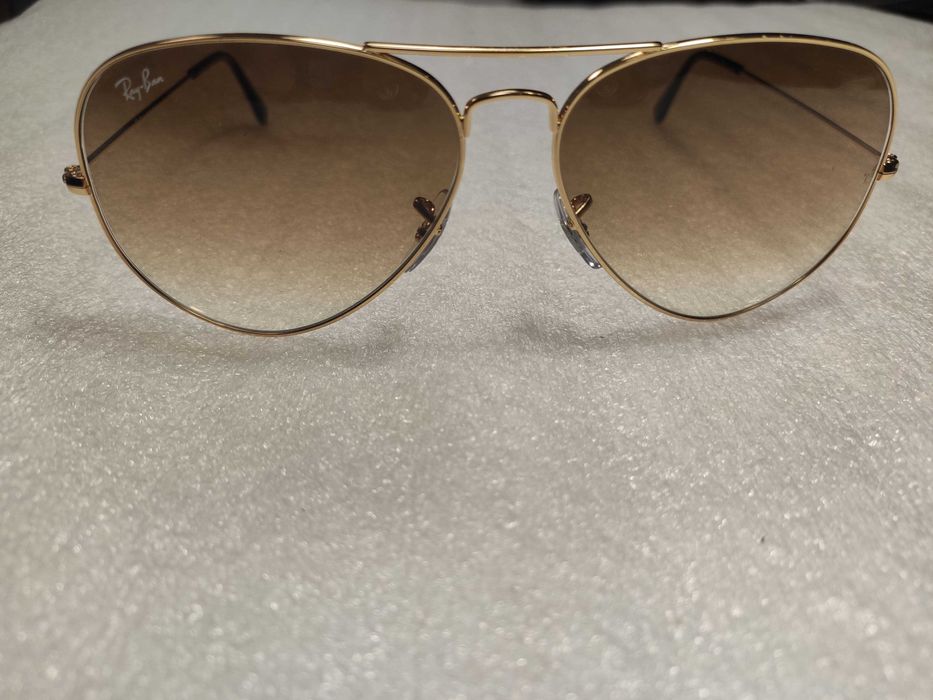 НОВИ Слънчеви очила Ray-Ban Gold Aviator 62-14-140 XL рамер